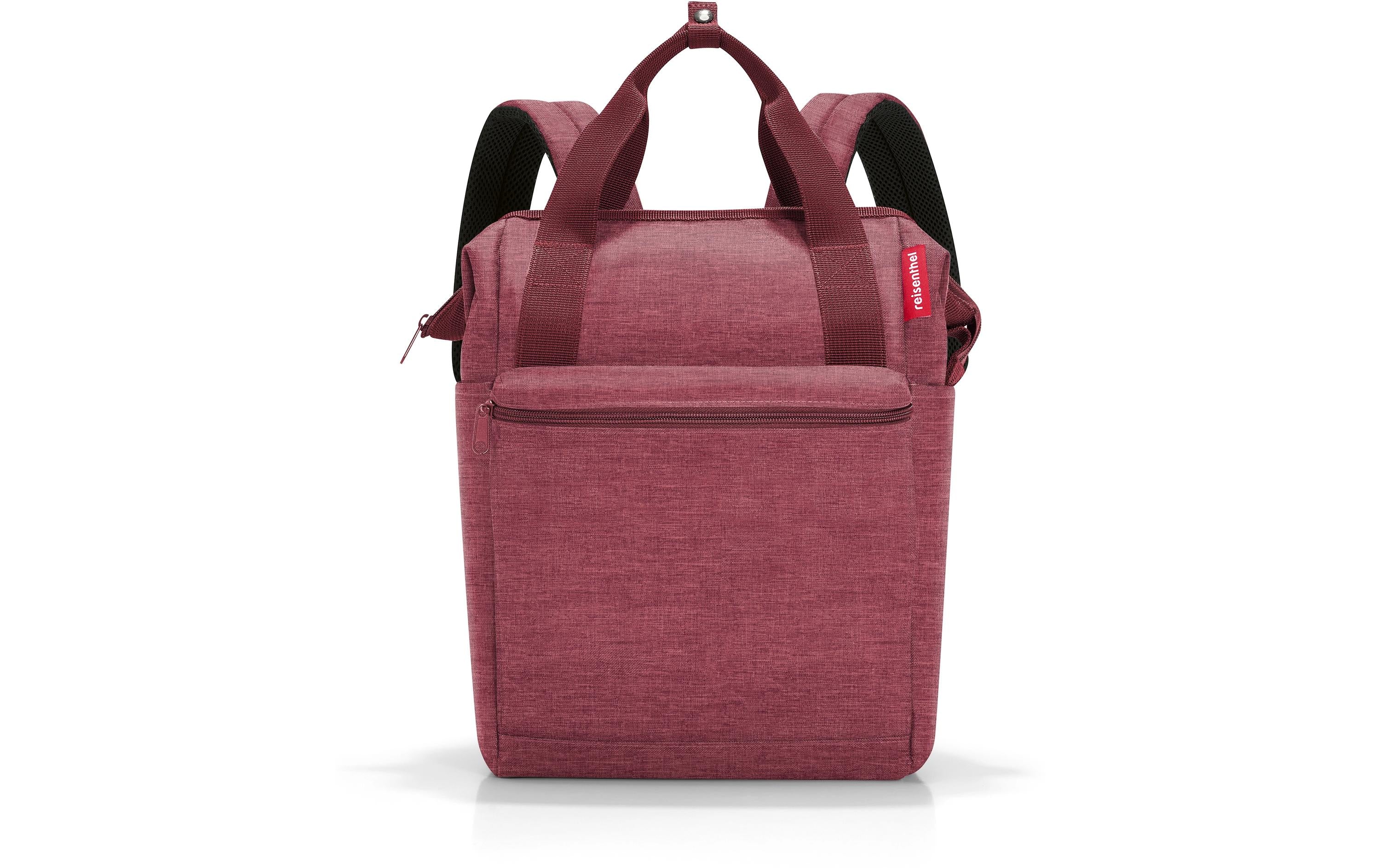 Reisenthel Rucksack Allrounder R Twist Baumwolle Maroon 30x40x15 cm Sport & Freizeit > Freizeit > Zubehör Reisenthel