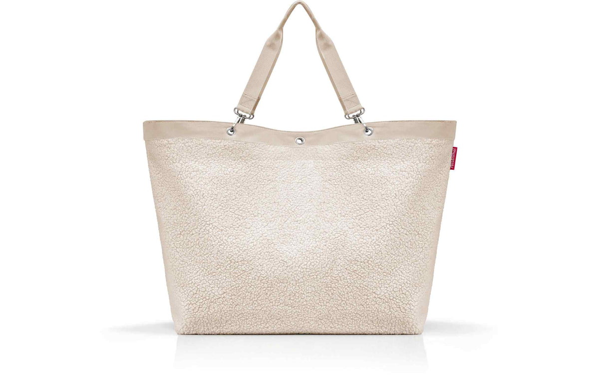 Reisenthel Shopper XL in hellem Beige mit glänzender Oberfläche