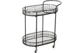 Boltze Servierwagen Thilo 71 x 42 x 78 cm, Schwarz