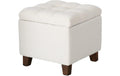 Boltze Hocker Palur MDF/Kiefer, Cremeweiss