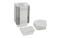 relaxdays Grillschale 100er Set Masse H x B x T: ca. 4 x 13 x 10 cm