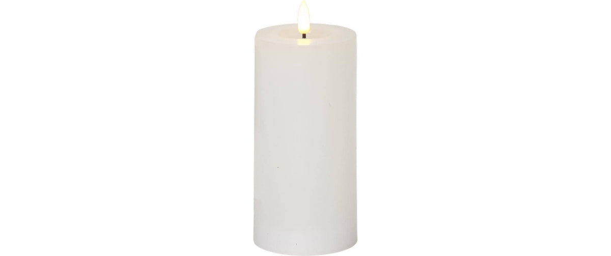 Star Trading LED-Kerze Pillar Flamme Flow, 17.5 cm, Rot