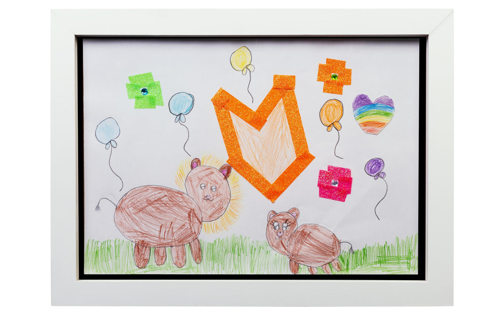 COCON, Bilderrahmen für Kinderzeichnungen 3 Für Zeichnungen A4, 35x26x5cm