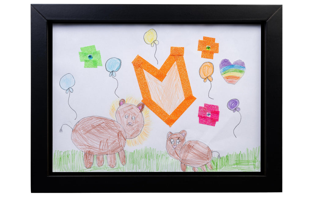 COCON, Bilderrahmen für Kinderzeichnungen 3 Für Zeichnungen A4, 35x26x5cm