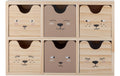 Bloomingville Aufbewahrungsbox Calle, Natur Holz, 27x18x8 cm (LxHxT)