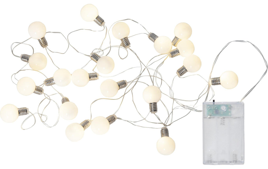Star Trading Lichterkette Mini Glow Warmweiss, 20 LEDs, 300 cm