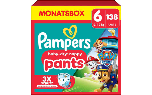 Pampers Windeln Baby Dry Pants Paw Patrol Maxi Grösse 4