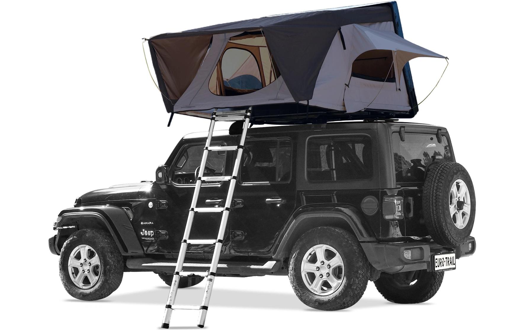 Eurotrail Dachzelt Arusha Polyester PU-Beschichtung 210x130x100 cm Sport & Freizeit > Camping > Zelte Eurotrail