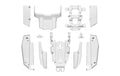 Tamiya DT-04 C Parts (Cowlings) Ersatzteil für Fighter NXGEN