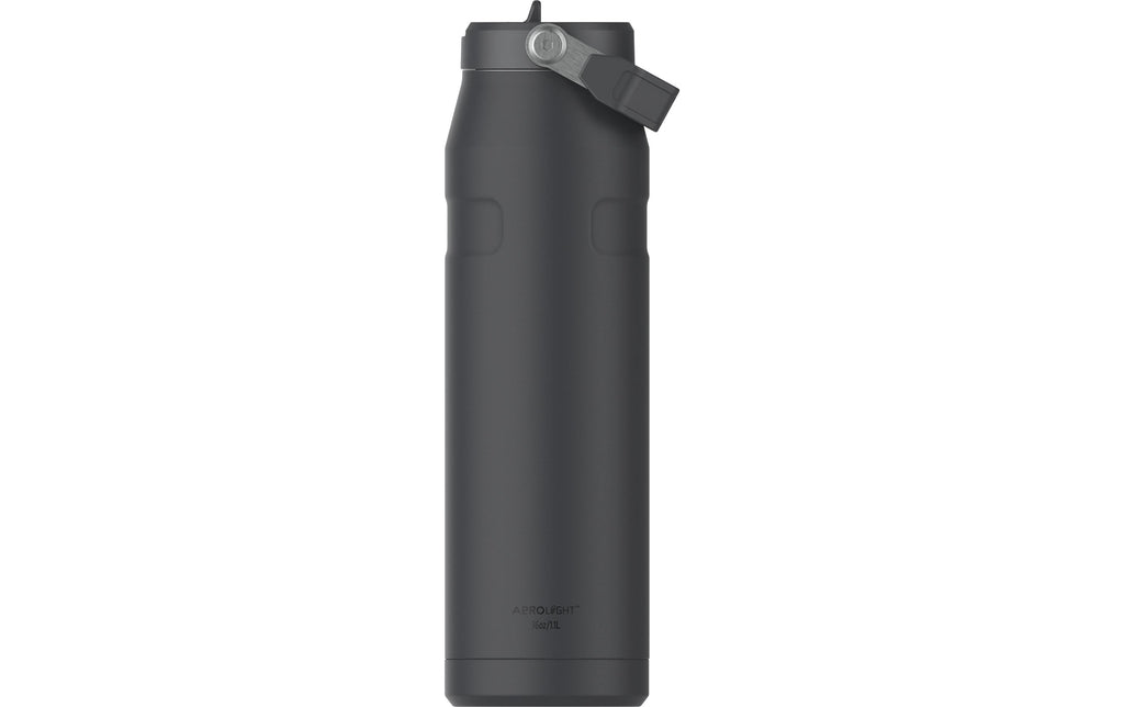 Stanley 1913 Thermosflasche IceFlow Bottle Flip Straw 1060 ml, Schwarz