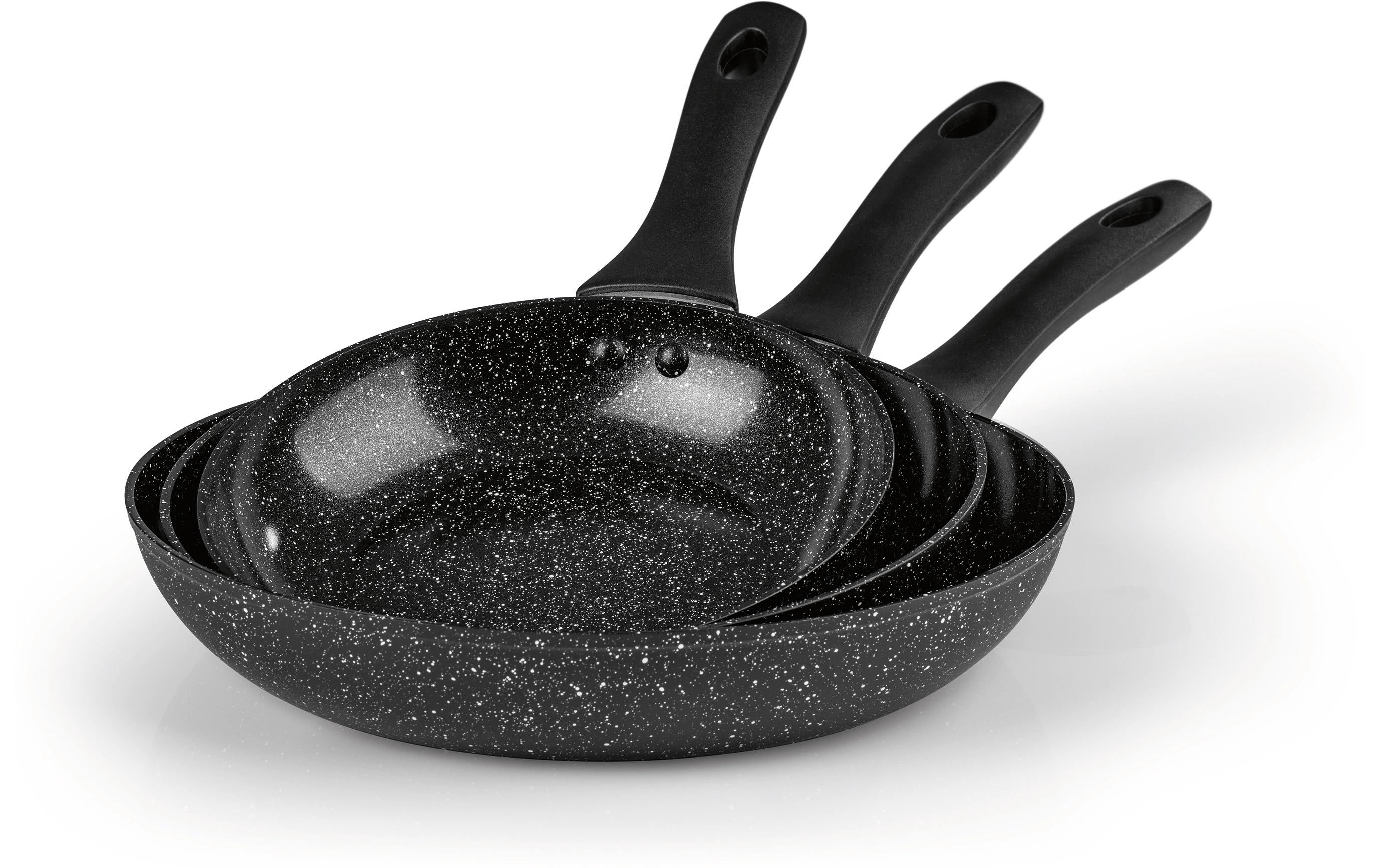 BRATmaxx Pfannenset Aluminium 3 Stück 28 cm