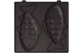 Create Platten Waffeleisen-Platte Metall Fischform 2in1 Compact Grills & Feuerstellen Create