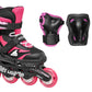 ROLLERBLADE Inline-Skates Microblade Combo Schwarz/Pink, 36.5-40.5