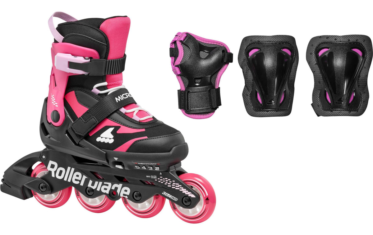ROLLERBLADE Inline-Skates Microblade Combo Schwarz/Pink, 36.5-40.5