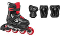 ROLLERBLADE Inline-Skates Microblade Combo Schwarz/Rot, 28-32