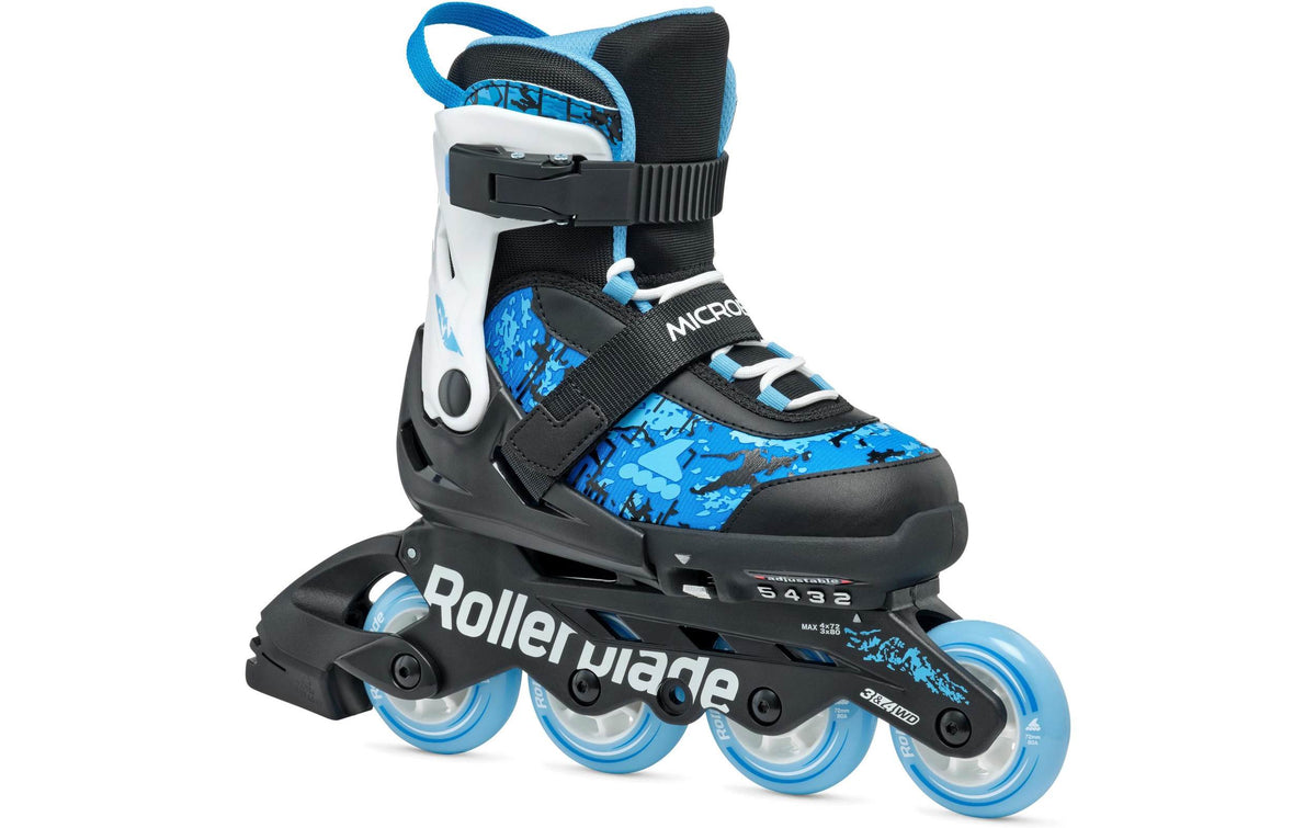 ROLLERBLADE Inline-Skates Microblade SL Schwarz/Himmelblau