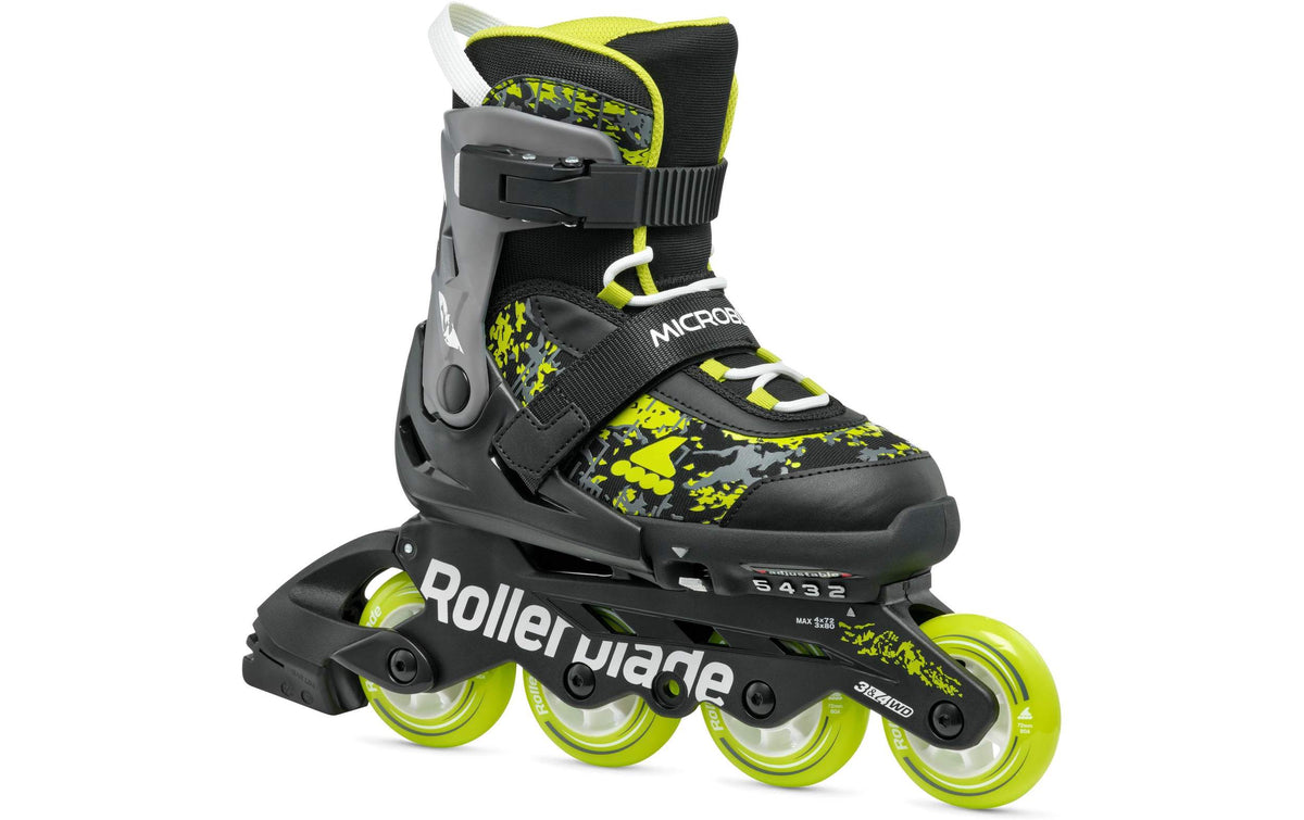 ROLLERBLADE Inline-Skates Microblade SL Schwarz/Limettengrün