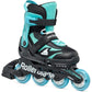 ROLLERBLADE Inline-Skates Microblade Schwarz/Hellblau