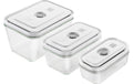 Zwilling 3tlg. Fresh & Save Vakuumbox Glas S,M,L Glas 21.4x14.4x12.8cm