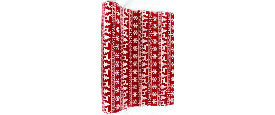 Dameco Dekostoff Hirsch 36 x 300 cm, Rot