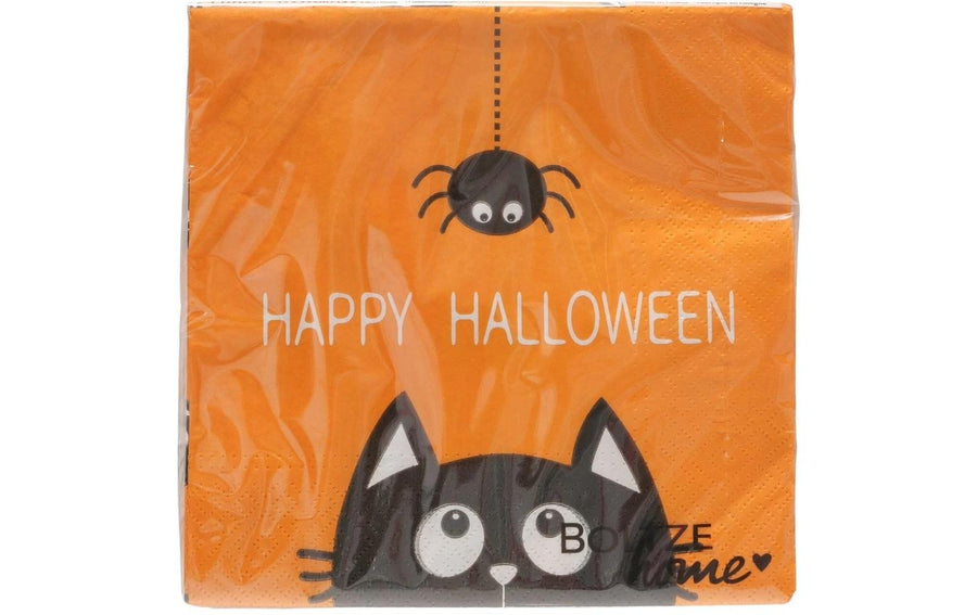 Boltze Servietten Happy Hallowen 20 Stück, 17 x 17 cm