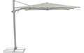 Glatz Sonnenschirm hellgrau 330 cm x 270 cm für Outdoor Garteneinrichtung Suncomfort by Glatz