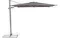 Glatz Sonnenschirm Steingrau Outdoor 330 cm langlebig Garteneinrichtung Suncomfort by Glatz