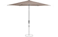 Glatz Sonnenschirm Light Taupe 330x330 cm mit robuster Konstruktion Garteneinrichtung Suncomfort by Glatz