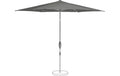 Glatz Sonnenschirm Steingrau 330 cm wetterbeständig Garteneinrichtung Suncomfort by Glatz