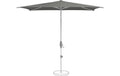 Glatz Sonnenschirm Steingrau 250 x 200 cm mit Drehmechanismus Garteneinrichtung Suncomfort by Glatz