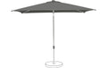 Glatz Sonnenschirm Steingrau 250 x 200 cm effektiver Sonnenschutz Garteneinrichtung Suncomfort by Glatz
