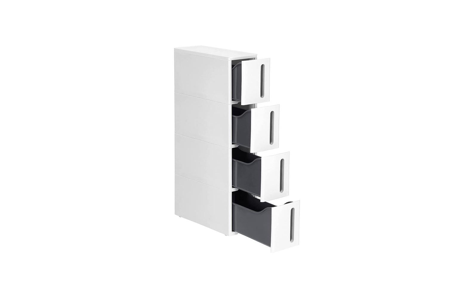 Songmics Nischenregal auf Rädern 45x17x83cm (TxBxH)