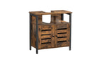 Vasagle Waschbeckenunterschrank Braun 60x30x60 cm Mitteldichte Holzfaserplatte (MDF), Grundmaterial: Holz