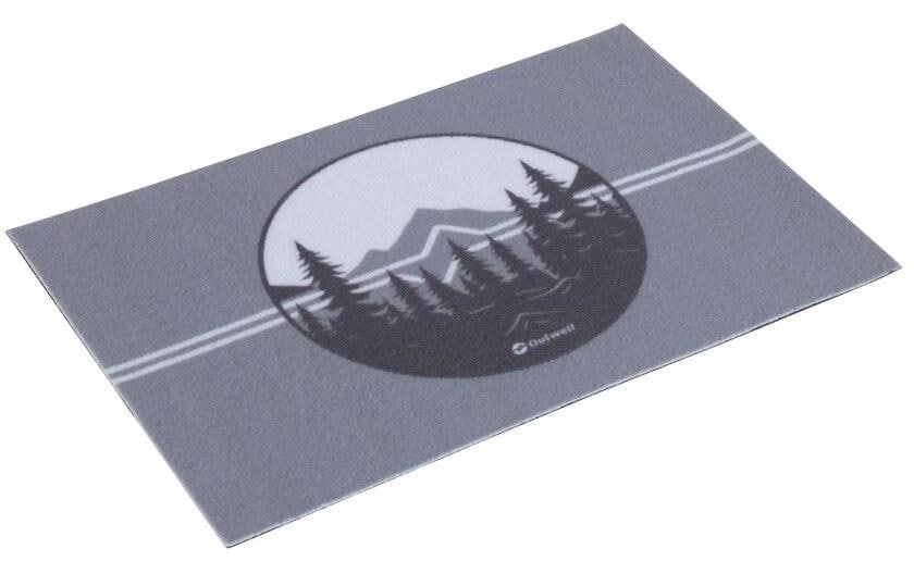 Outwell Fussabtreter Grau aus strapazierfähiger Baumwolle 60 x 40 cm Sport & Freizeit > Camping > Zelte Outwell