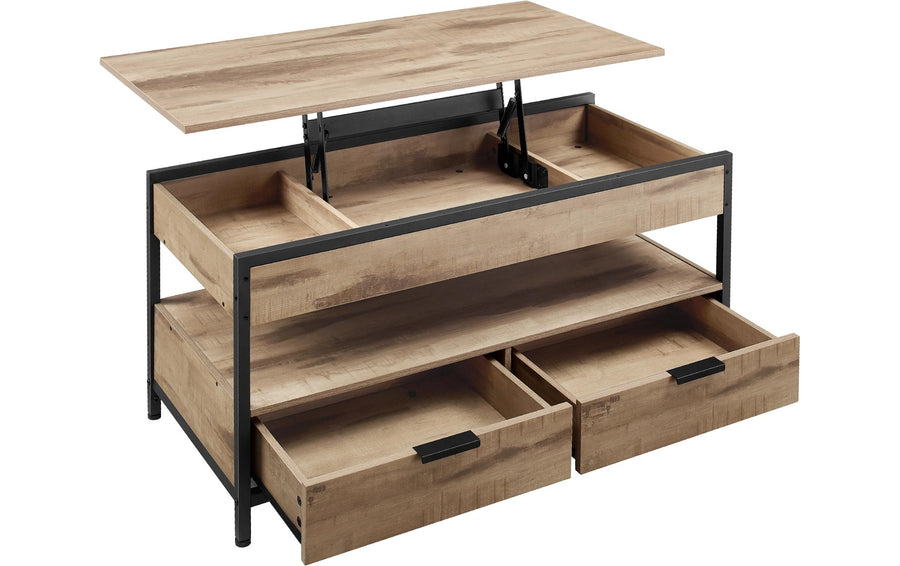 VASAGLE Couchtisch 100//61 cm/63 cm