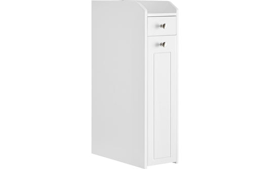 VASAGLE Kommode schmal 18 x 70 cm, Weiss