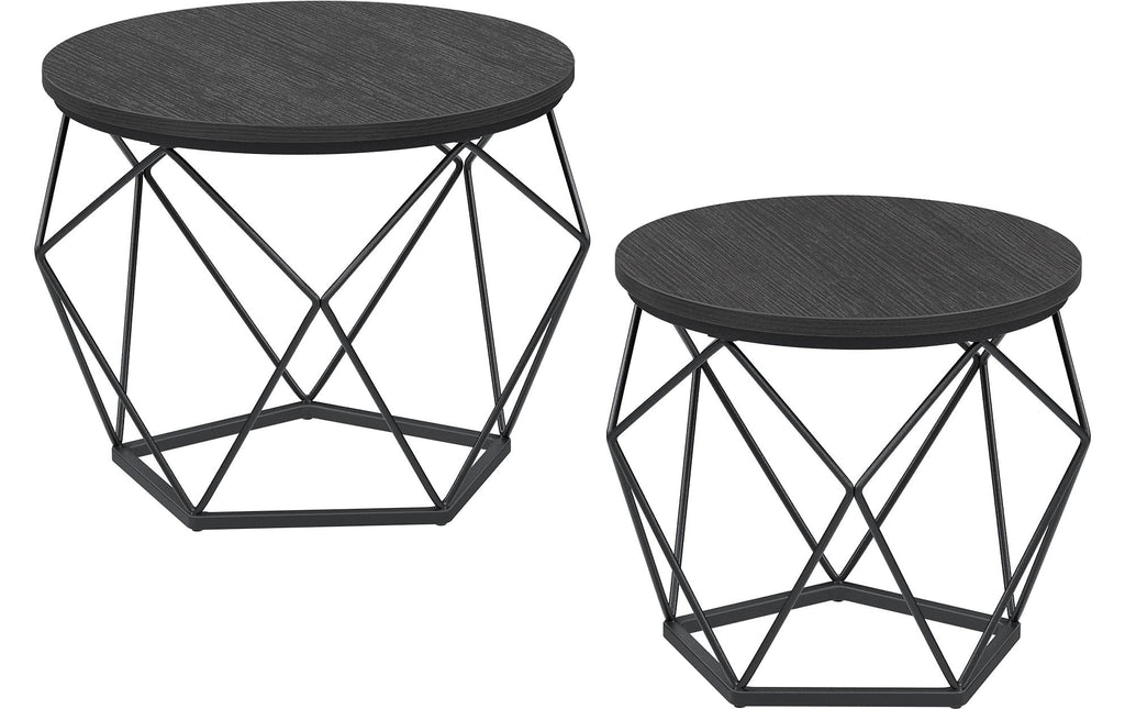 VASAGLE Couchtisch 2er Set 40//40 cm