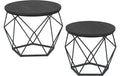VASAGLE Couchtisch 2er Set 40//40 cm