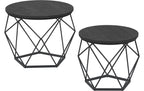 VASAGLE Couchtisch 2er Set 40//40 cm