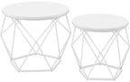 VASAGLE Couchtisch 2er Set 40//40 cm