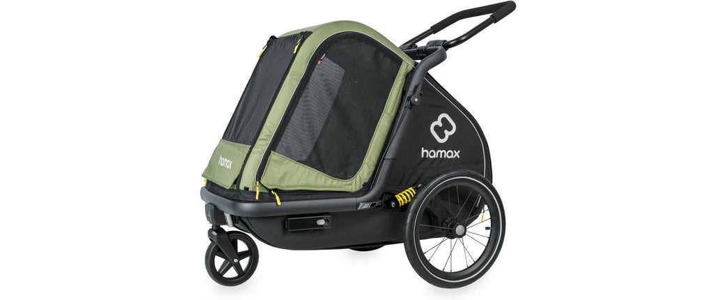 Hamax Veloanhänger Dog Trailer Pluto M für Hunde bis 35 kg