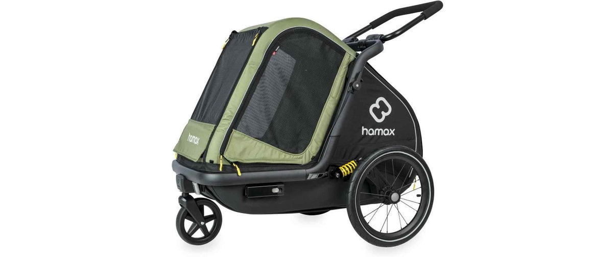 Hamax Veloanhänger Dog Trailer Pluto M für Hunde bis 35 kg
