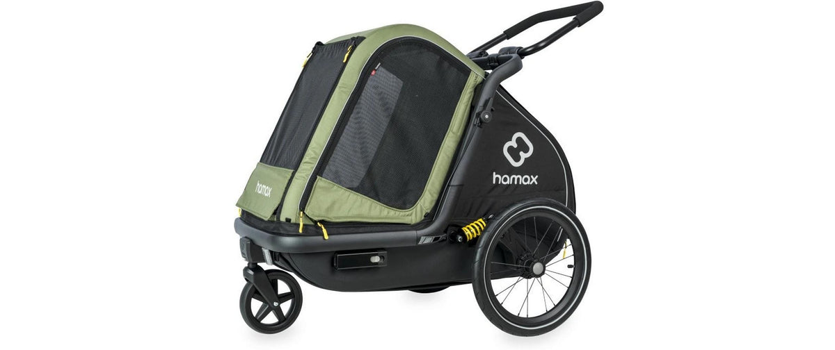 Hamax Veloanhänger Dog Trailer Pluto M für Hunde bis 35 kg