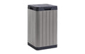 Toomax Gartenline Rio Kunststoff Anthrazit Warmgrau 80 l Garteneinrichtung Toomax