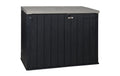 Toomax Gartenbox Wetterfest Dunkelanthrazit Polypropylen 2270 l Garteneinrichtung Toomax