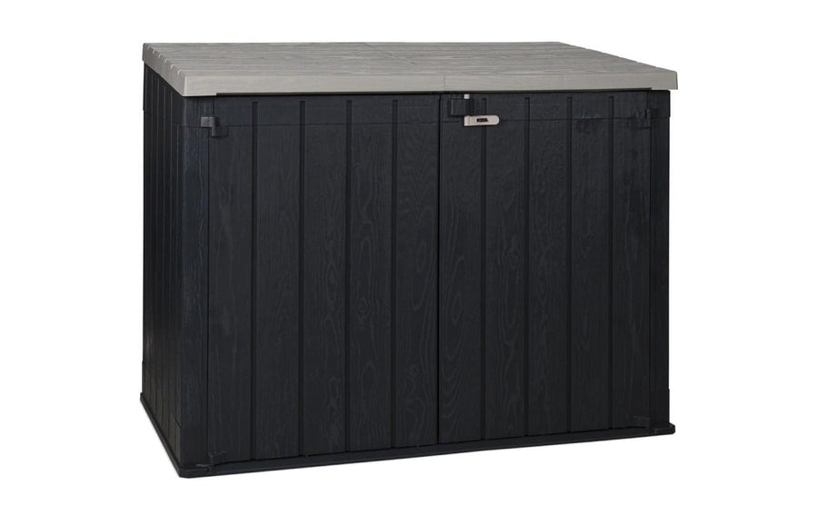 Toomax Gartenbox Wetterfest Dunkelanthrazit Polypropylen 2270 l Garteneinrichtung Toomax
