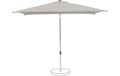 Pop Up Sonnenschirm robust hellgrau UV-beständig 250x200 cm Garteneinrichtung Suncomfort by Glatz