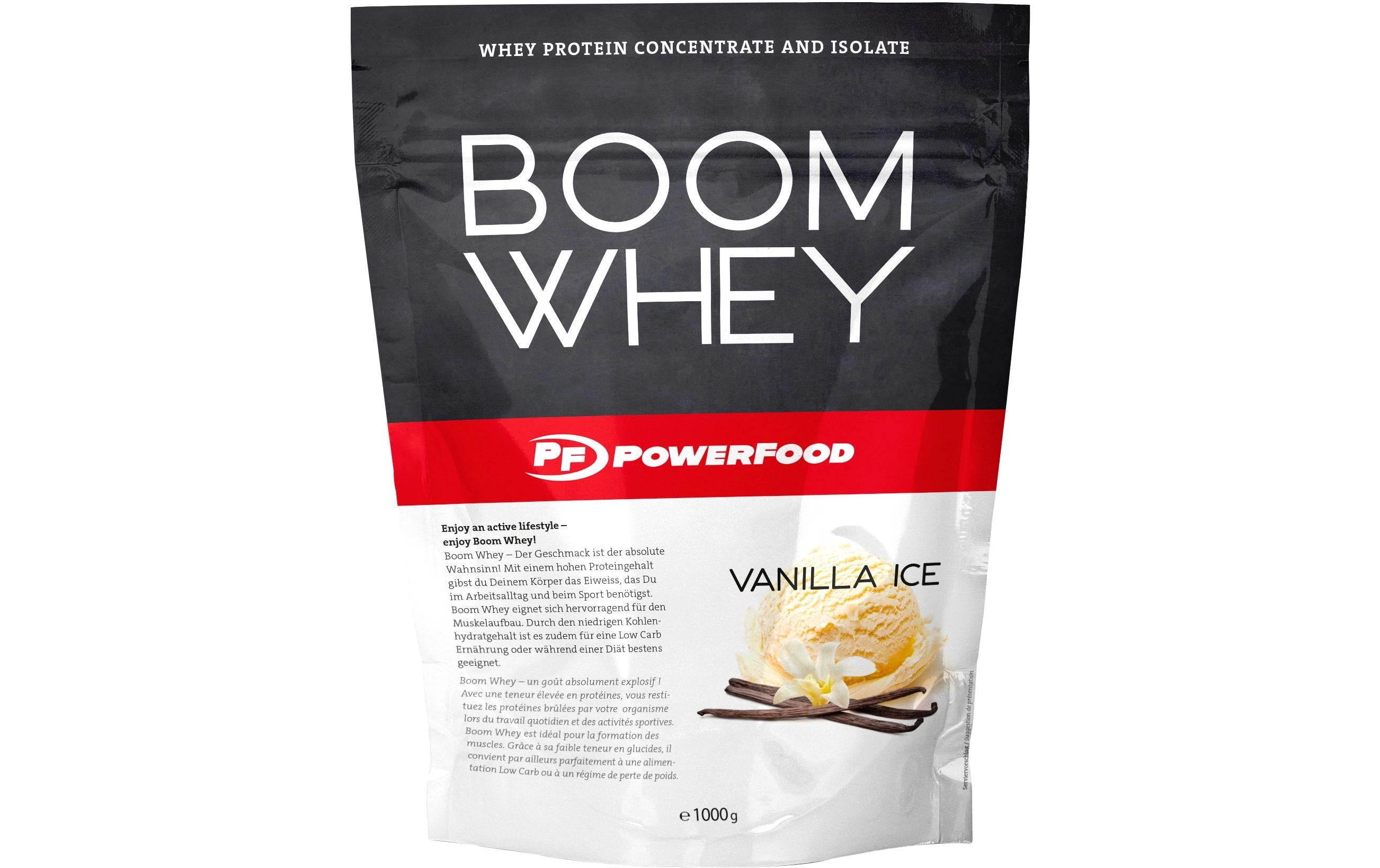 PowerFood Pulver One Boom Whey Vanille 1000 g