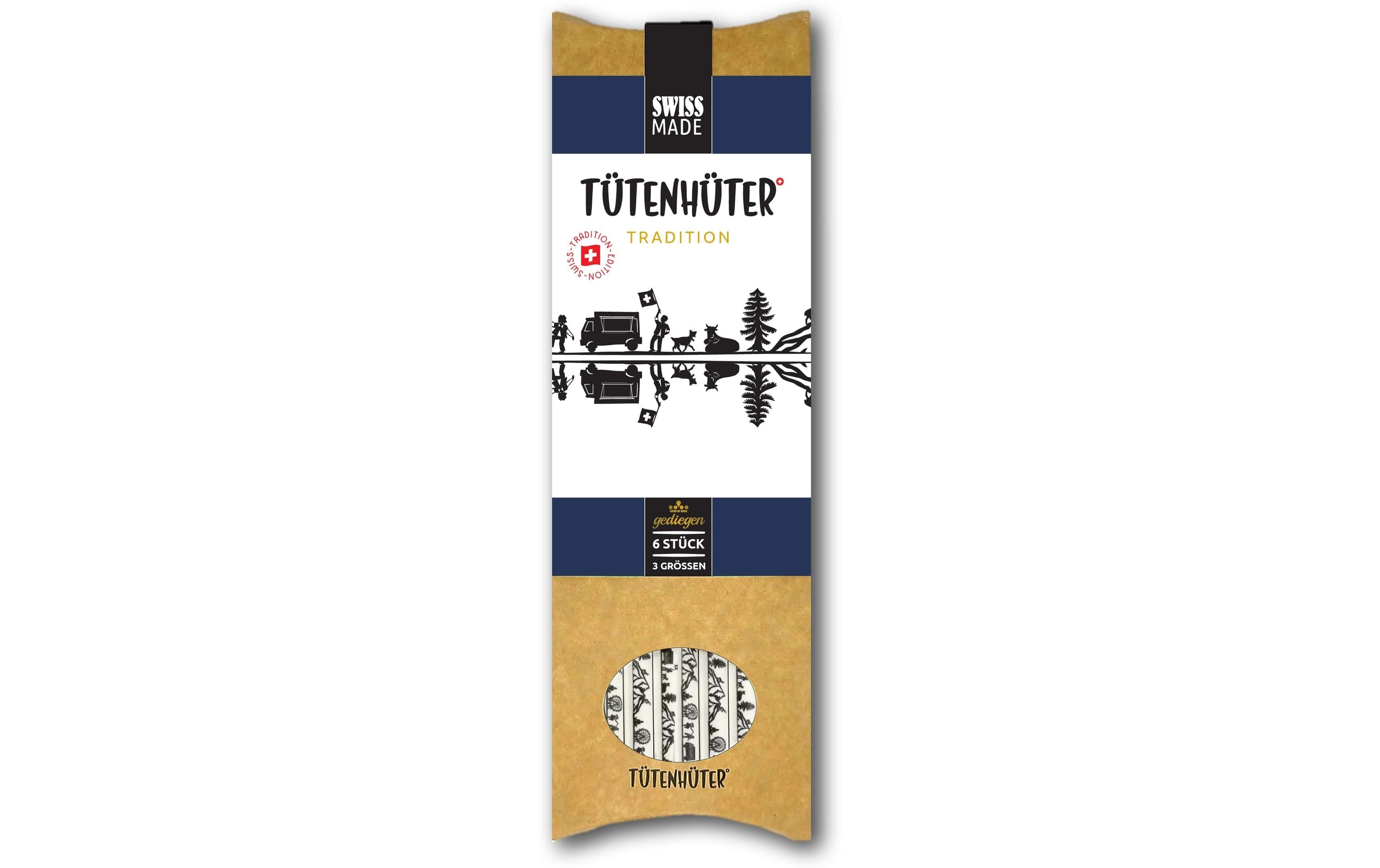 böörds Tütenhüter Set 6 Stk Tradition 3x Grössen, 14cm, 18cm, 22cm