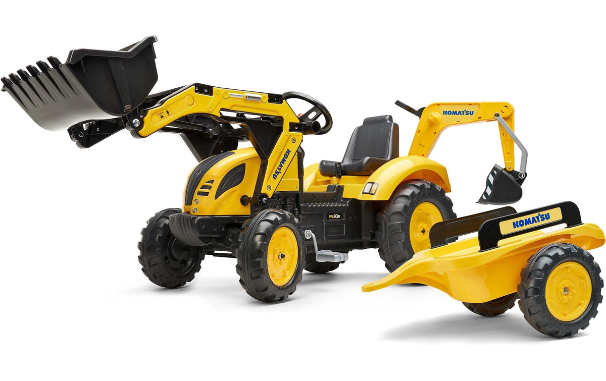 Falk Komatsu Traktor + Anh. XXL Tretfahrzeug